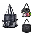 Circular Hairdressing Bag, 2 Piece Set Hairstylist Travel Bag, Large Capacity Makeup Bag for Hairstylist, Barber Tools Storage Organizer with Heat Insulation Material, Waterproof Shower Toiletry Bag