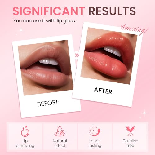 Vafee Lip Plumper Serum Set – Fuller Lips, 5.5mL