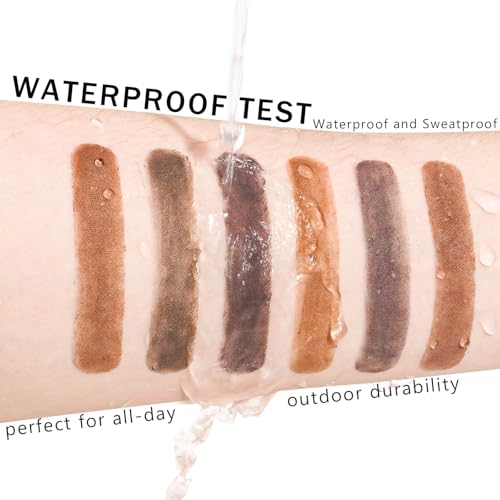 2-in-1 Eyebrow Pen with Slanted Brush - Waterproof, Long-Lasting