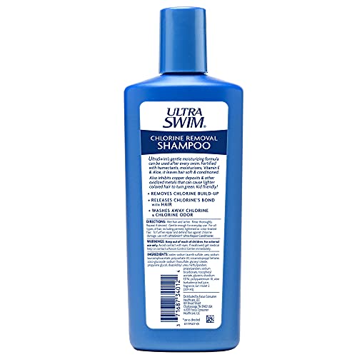 UltraSwim Chlorine Removal Shampoo, Moisturizing Formula 7 oz (Pack of 3)
