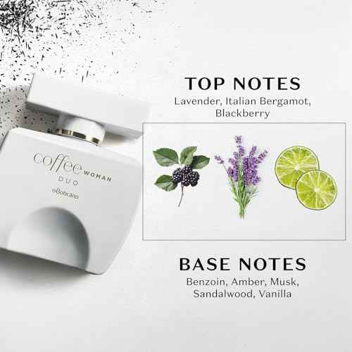 O BOTICARIO Coffee Duo Woman Eau de Toilette, Long-Lasting, Woody, Coffee Fragrance Perfume for Women, 3.4 Ounce