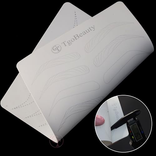 4pcs Microblading Practice Skin Pad, Double-Sided Silicone