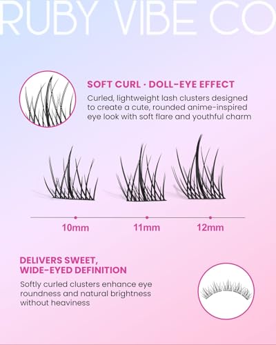 Wispy Spiky Lash Clusters - DIY Anime Lash Extensions