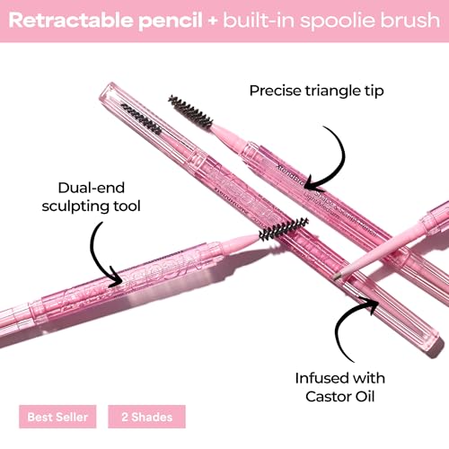 MCoBeauty XtendBrows Shape & Sculpt Brow Pencil Medium to Dark
