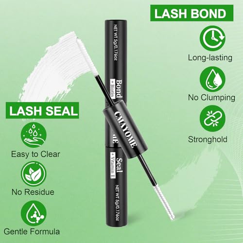 Lash Extension Kit with 684 Clusters, Bond & Seal Tools