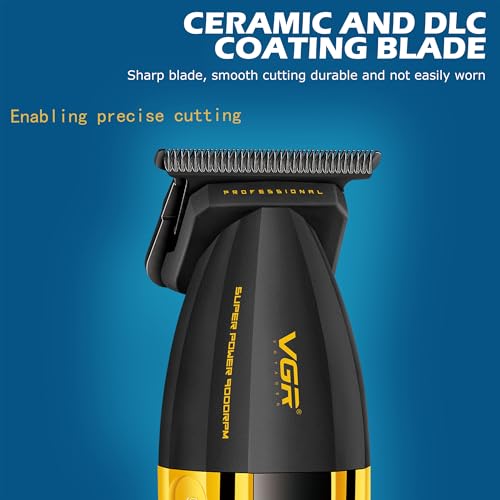 VGR 285T Professional Beard Trimmer for Men, Ceramic Blade