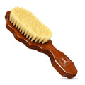 Kosher Vegan Agave Bristle 360 Wave Brush with Handle for Men, Hard & Medium, Wet & Dry Use