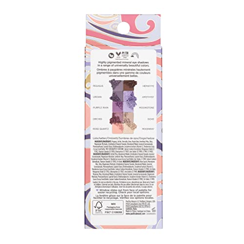 Pacifica Purple Nudes Eyeshadow Palette - 10 Shades, 0.2 oz, Vegan & Cruelty-Free