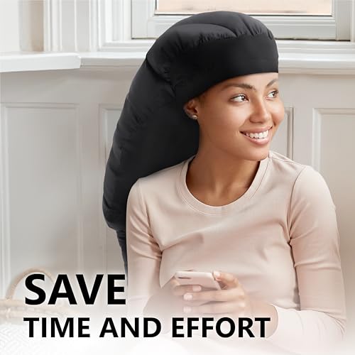 Granteva XL Soft Satin Bonnet Hair Dryer Attachment for Locs & Curly Hair