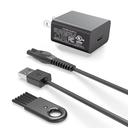 Nicpower 5V USB A Fast Charger for Philips Norelco & OneBlade Wet & Dry Shavers