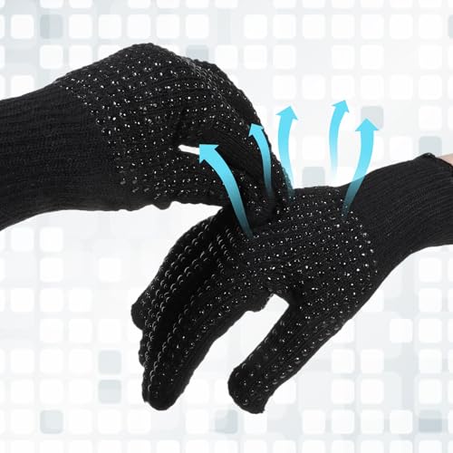 Heat Resistant Gloves for Hair Styling – 3 Pairs