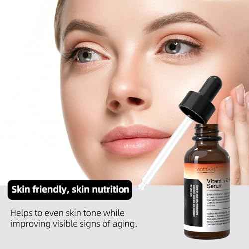 Vitamin C Serum For Face-Vitamin C&E, Hyaluronic Acid, Collagen & Niacinamide - Brightening, Hydrating & Anti-Aging Serum - Improve Dark Spots, Even Skin Tone, Wrinkles, Fine Lines for Daily Skin Care