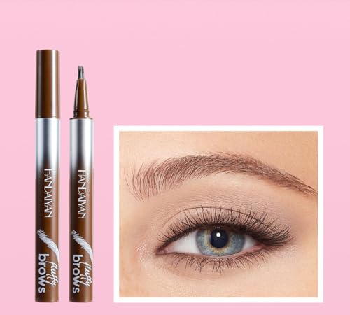 Liquid Eyebrow Pen with Fork Tips - Waterproof & Long-Lasting