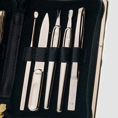 Korean Nail Clipper! World No. 1. Three Seven (777) Premium Quality Gift Travel Manicure Grooming Kit Nail Clipper Set Made in Korea, Since 1975 (940RG)