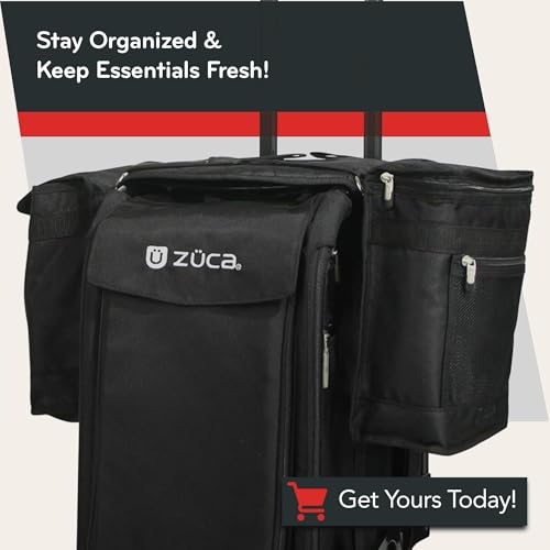ZUCA Pro & Sport Bag Accessory: Large Artist Utility MakeUp Pouch - Durable, Spacious Cosmetic Storage Solution For Travel & Professional Use