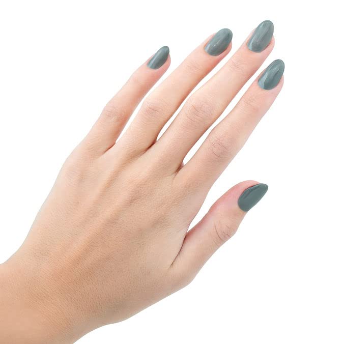 noorb beauty Grey Gel Polish, Natural Gel Nail Polish with Organic Pigments, Soak Off UV Nail Gel Polish Fiord Grey