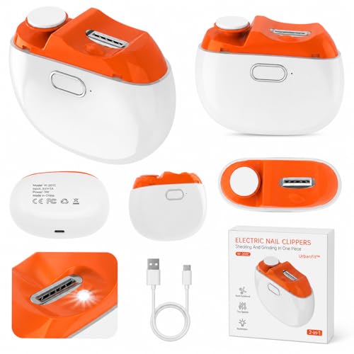 Electric Nail Clipper 2-in-1 Trim & Collect for All Ages