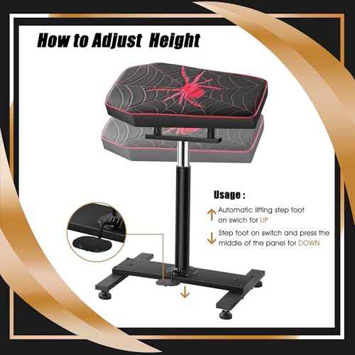 POARMEEY XXL Tattoo Arm Rest Adjustable Height by Hydraulic Device