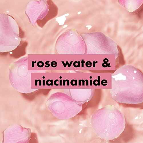 Love Beauty and Planet Plant-Based Body Wash Nourish and Illuminate Skin Rose Water and Niacinamide Made with Plant-Based Cleansers and Skin Care Ingredients, 100% Biodegradable 20 fl oz