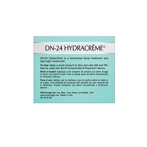Pharmagel DN-24 Hydracr?me - Intensive Vitamin Moisturizer - DNight Face and Neck Cream For Normal, Dry, and Aging Skin - 8 oz