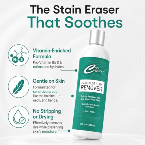 Hair Color Stain Remover - Gentle Dye Eraser for Skin, 12 fl oz