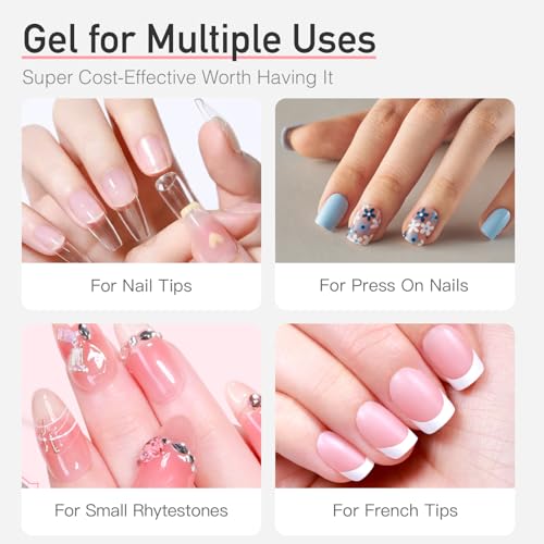 CurvLife Super Strong Nail Glue 15g - Quick Drying for Press On Nails