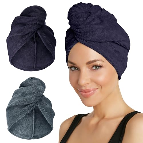 Turbie Twist 2-Pack Microfiber Hair Towel Wrap
