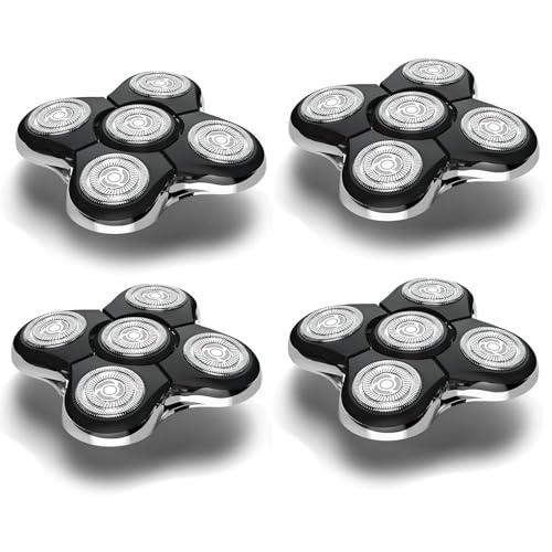 4PACK XR7000 Balder Pro Replacement Head Compatible with Remington Balder Pro Head Shaver Model XR7000/XR1500/XR1501