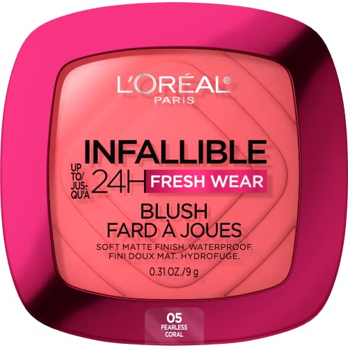 L'Oreal Infallible 24H Soft Matte Blush - Fearless Coral