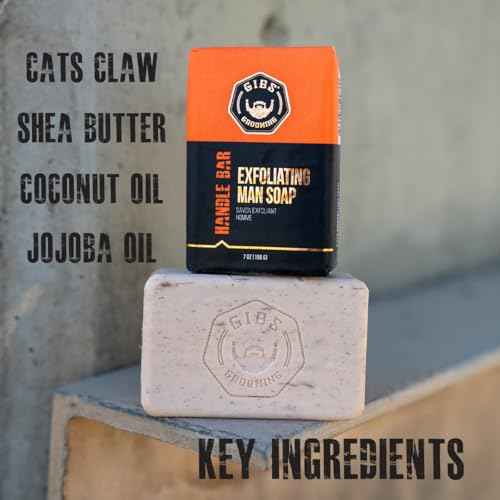GIBS 7oz Bar Soaps, Long Lasting, Cleansing & Moisturizing