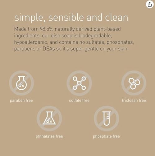 simplehuman Lavender Liquid Hand Soap Refill Pouch, 34 Fl Oz (6-Pack)