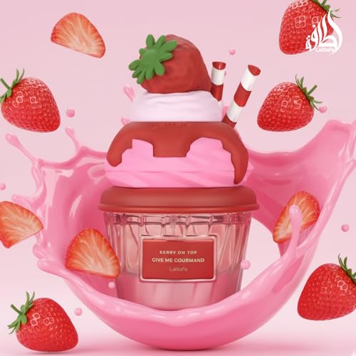 Lattafa Berry On Top Eau de Parfum 75ml - Fruity Berry & Vanilla Scent
