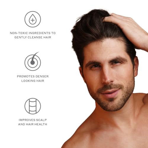 ZENAGEN Revolve Men's Thickening Shampoo | Supports Appearance of Fuller, Healthier-Looking Hair, Developed for Fine & Visibly Thinning Hair, Plant-Based, Color-Safe, 5-Minute Treatment