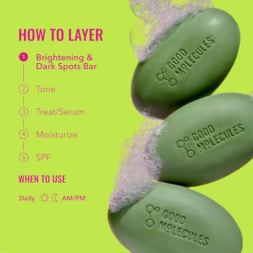 Good Molecules Brightening Bar with Kojic Acid, 3 oz