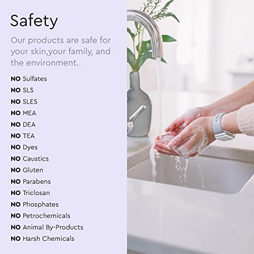 Puracy Foaming Hand Soap Refill - Plant-Powered Natural Hand Soap As Seen on TikTok, Non-Toxic, Sulfate-Free Liquid Soap, Moisturizing Foam Handwash Liquid (Lavender & Vanilla, 48 fl oz) (Pack of 2)