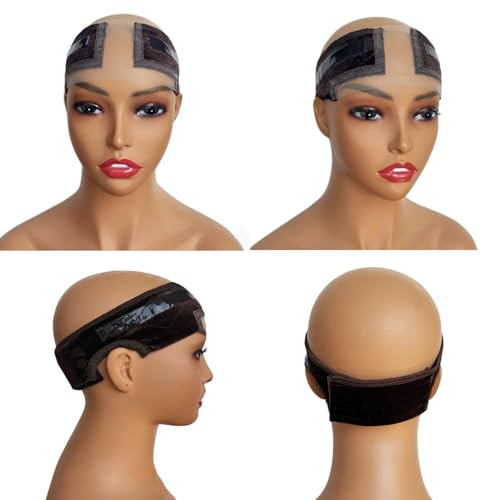 Adjustable Velvet Wig Grip Band with Non-Slip Silicone