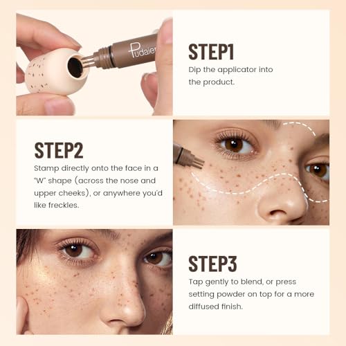 Faux Freckle Stamp Pen - Natural Liquid Freckle Marker (Caramel)
