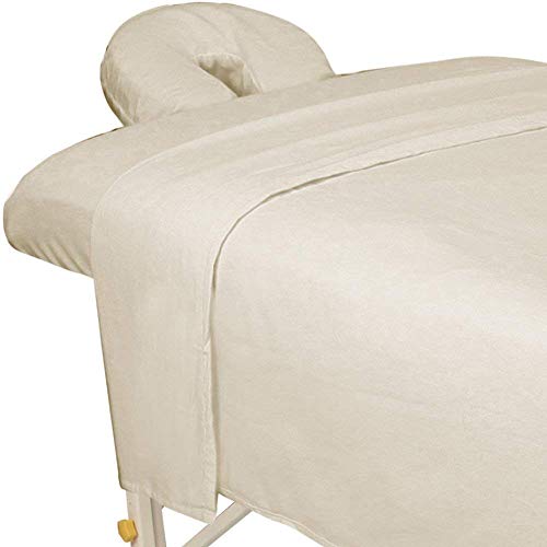 ForPro Premium Flannel 3-Piece Massage Sheet Set