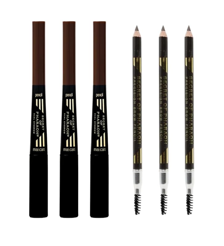 EBIN NEW YORK Eyebrow Pencil Bundle - Dual-Ended Brow Pencil & Mascara Set