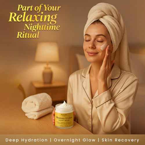 Hydrating Face Mask ? Overnight Face Mask with Hyaluronic Acid, Vitamin C, Squalane, Prickly Pear & A?a? ? Deep Moisture for Dry Skin ? 4.4 fl oz