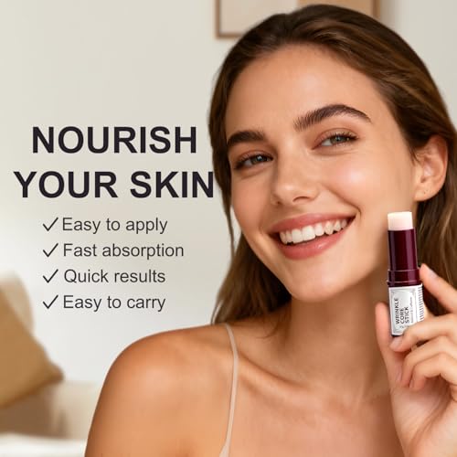 Retinol & Caffeine Eye Balm Stick ? Anti-Aging Wrinkle Core Stick for Eyes, Face & Neck, Reduces Wrinkles & Dark Circles, Hydrating & Firming Under Eye Cream with Niacinamide, Travel-Friendly 0.35 oz