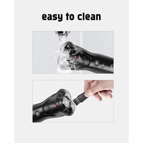 9 Pack Electric Razor Replacement Blades Compatible with rategist Electric Shaver Blades rategist Replacement Blades for rategist Rechargeable Electric Shaver WD-787, 2 Cleaning Brush