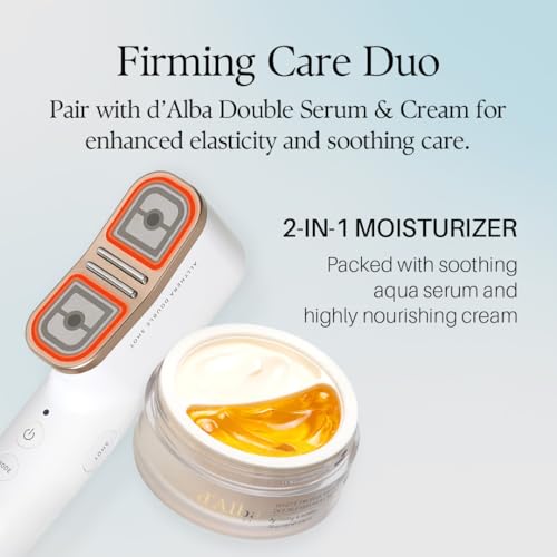 d’Alba Allthera Double Shot Facial Massager | 3-Mode Skin Care Tool