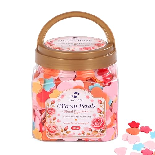 Foot Soak Soap Flower Petals - Fast-Dissolving Pedicure Spa Sheets