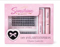 DIY Cluster Lash Extension Kit with Bond, Seal & Remover