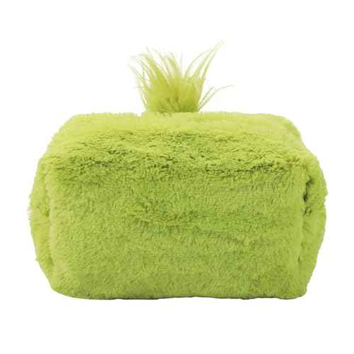 Bioworld The Grinch Big Face Character Women's Green Cosmetic Toiletry Bag