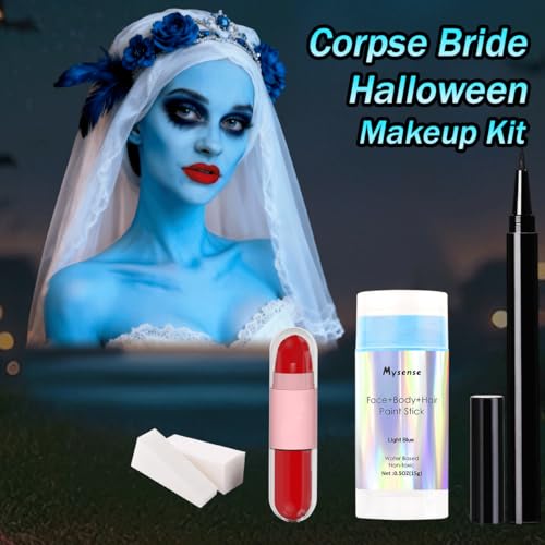 Sally Corpse Bride Makeup Kit - Halloween Face Paint Set