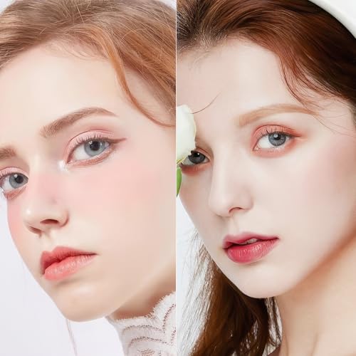 CCbeauty 3-Color Eyebrow Powder Kit with Stencils & Tools