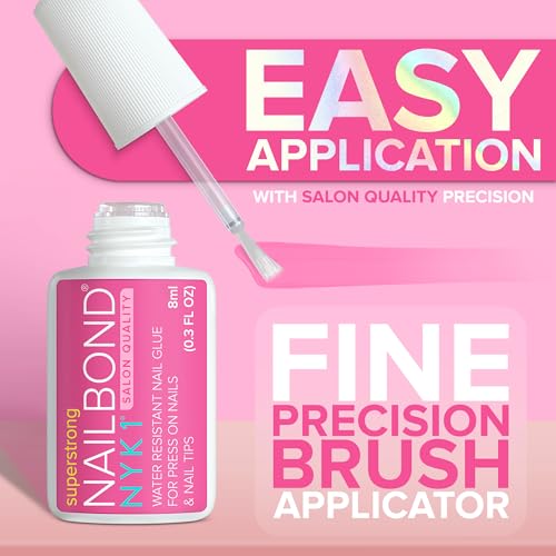 NYK1 Super Strong Nail Glue - Press On Nails, Tips & Acrylics 8ml