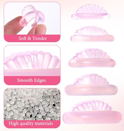 Lash Lift Pads Set 5 Pair Silicone Self-Adhesive XS-XL